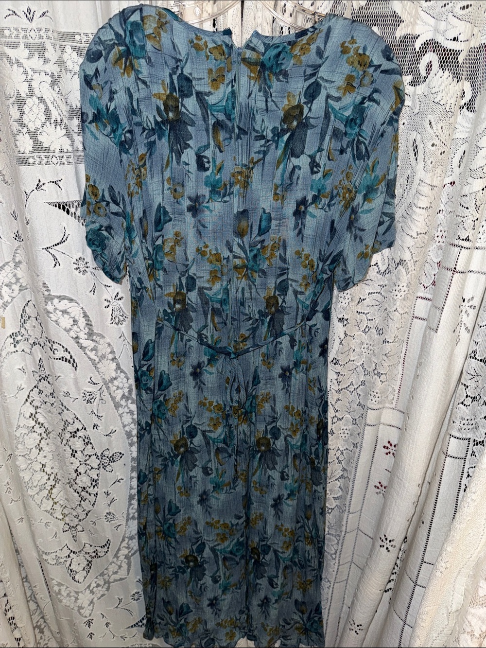 Betsy's Things Blue Floral Maxi Dress - Picture 5 of 6